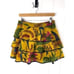NWOT Farm Rio Womens Yellow Tropical Tapestry Mini Skirt Medium
