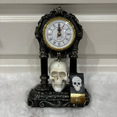 Skull Halloween Decorative Clock