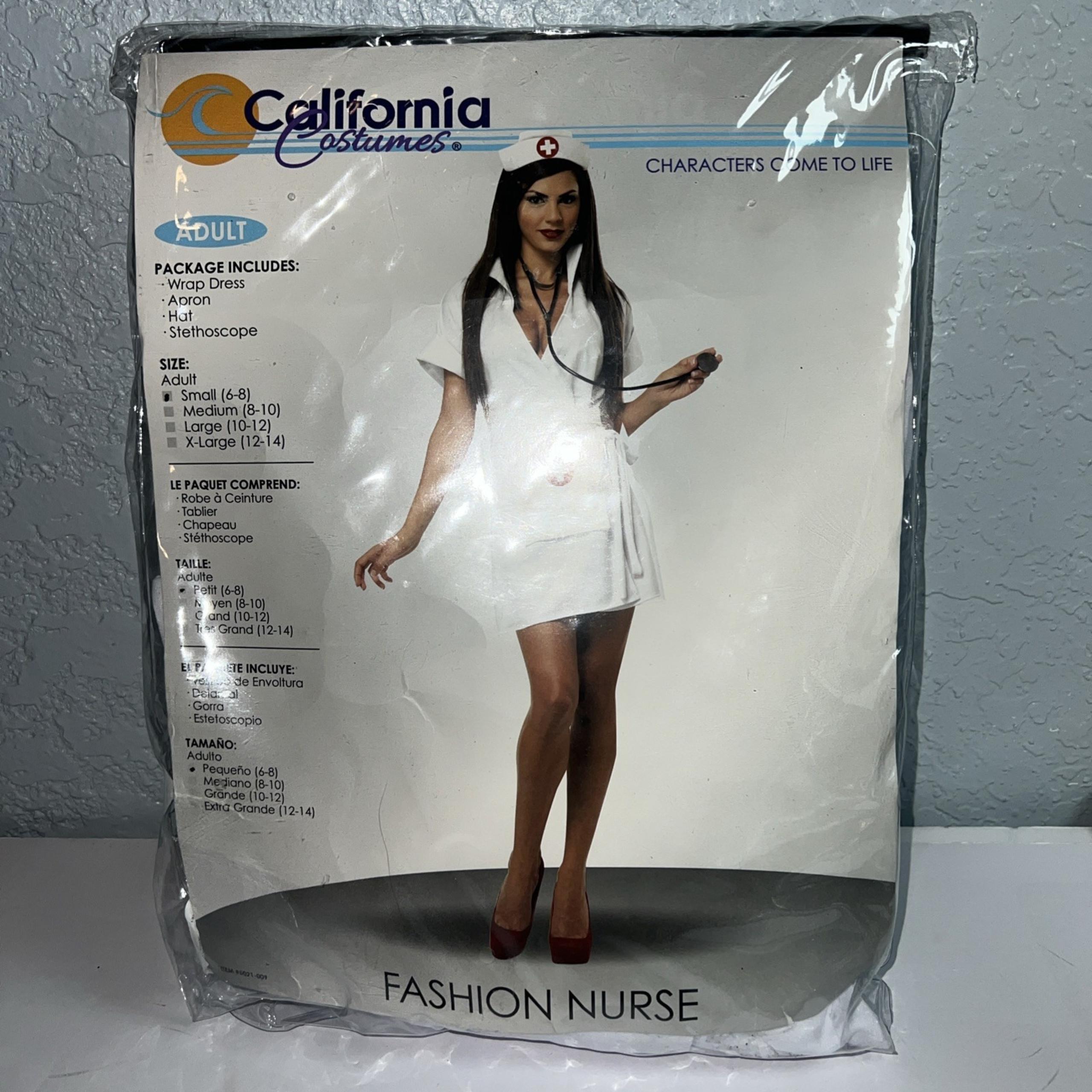 California Costumes Fashion Nurse Costume Women's Size Small (6-8)