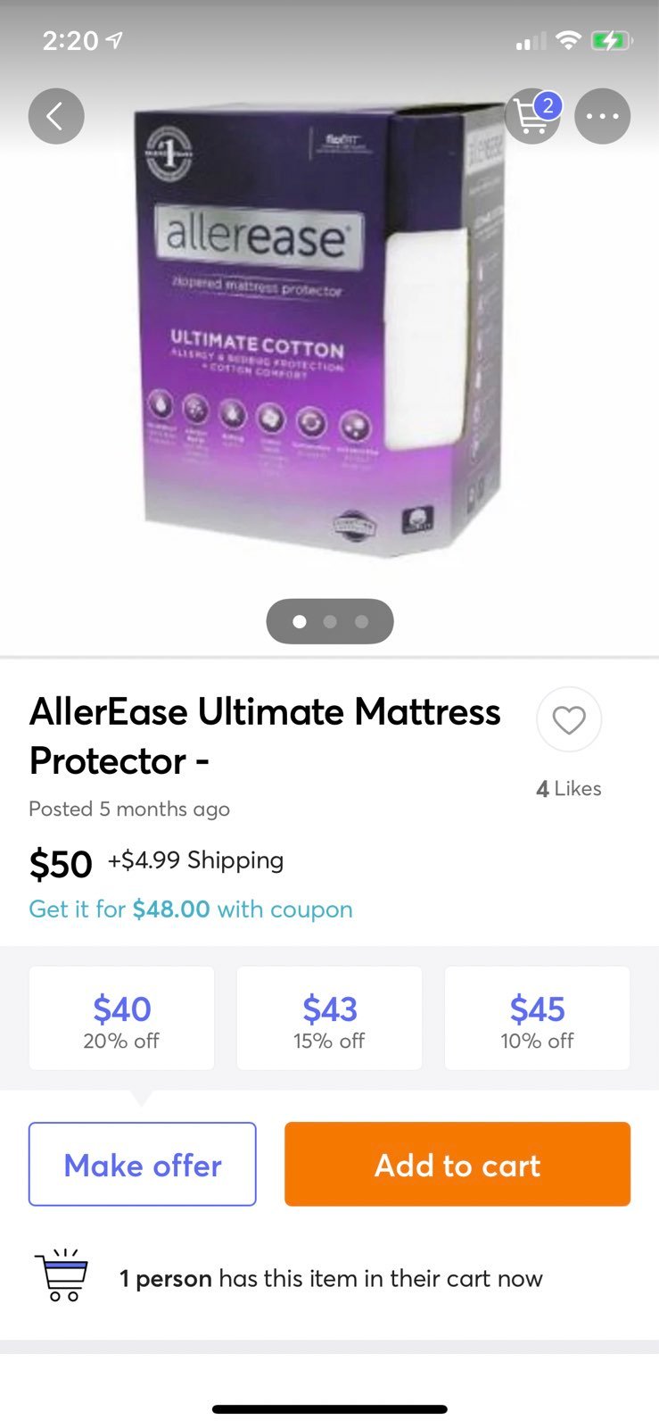 AllerEase Queen Ultimate Matress Protect