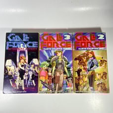 US Manga Corps Gall Force Anime VHS Lot Of 3