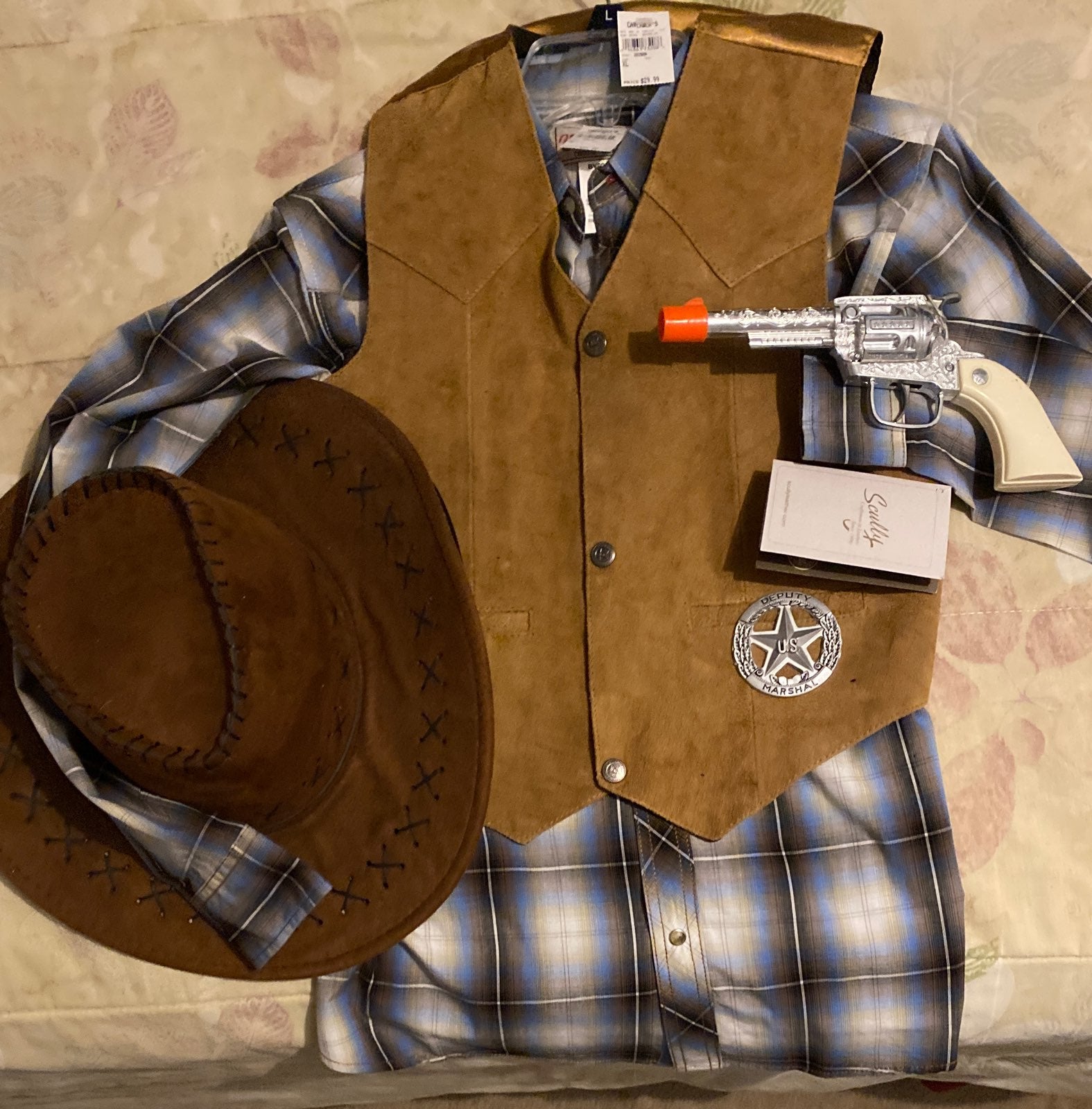 Cowboy costume youth size 14-16