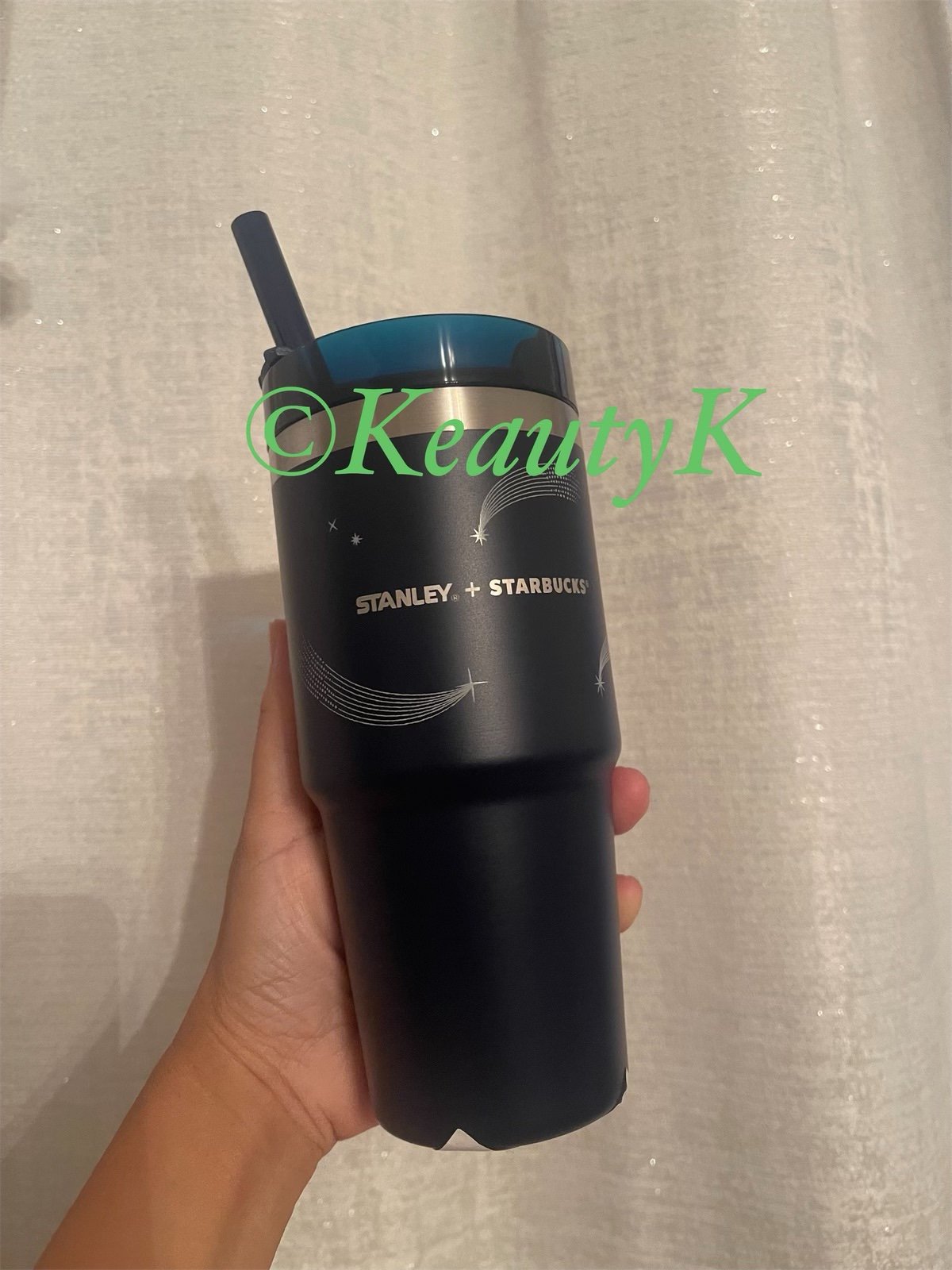 Super Moon & Bunny 16 oz Meteor Stainless Starbucks Stanley cold cup Mid Autumn