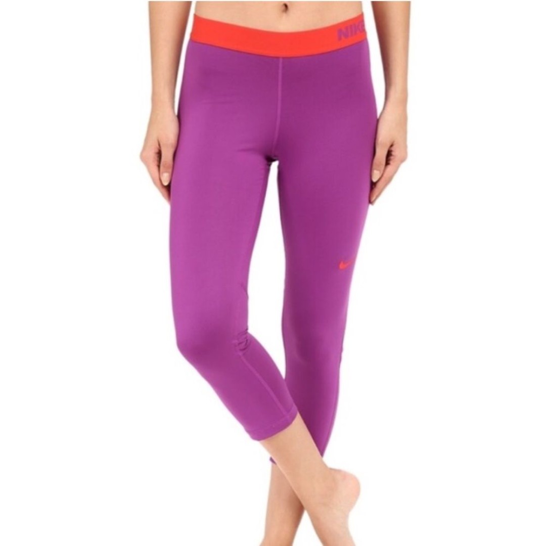 Nike Cosmic Purple Pro Cool Capris