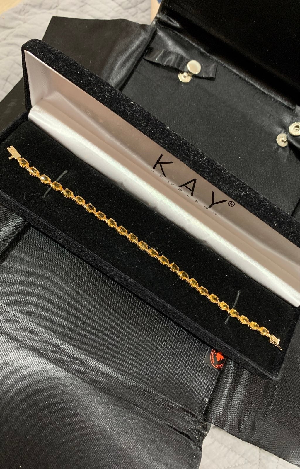 14k Citrine Bracelet