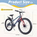 Kids Mountain Bike 24 Inch 7-Speed Shimano