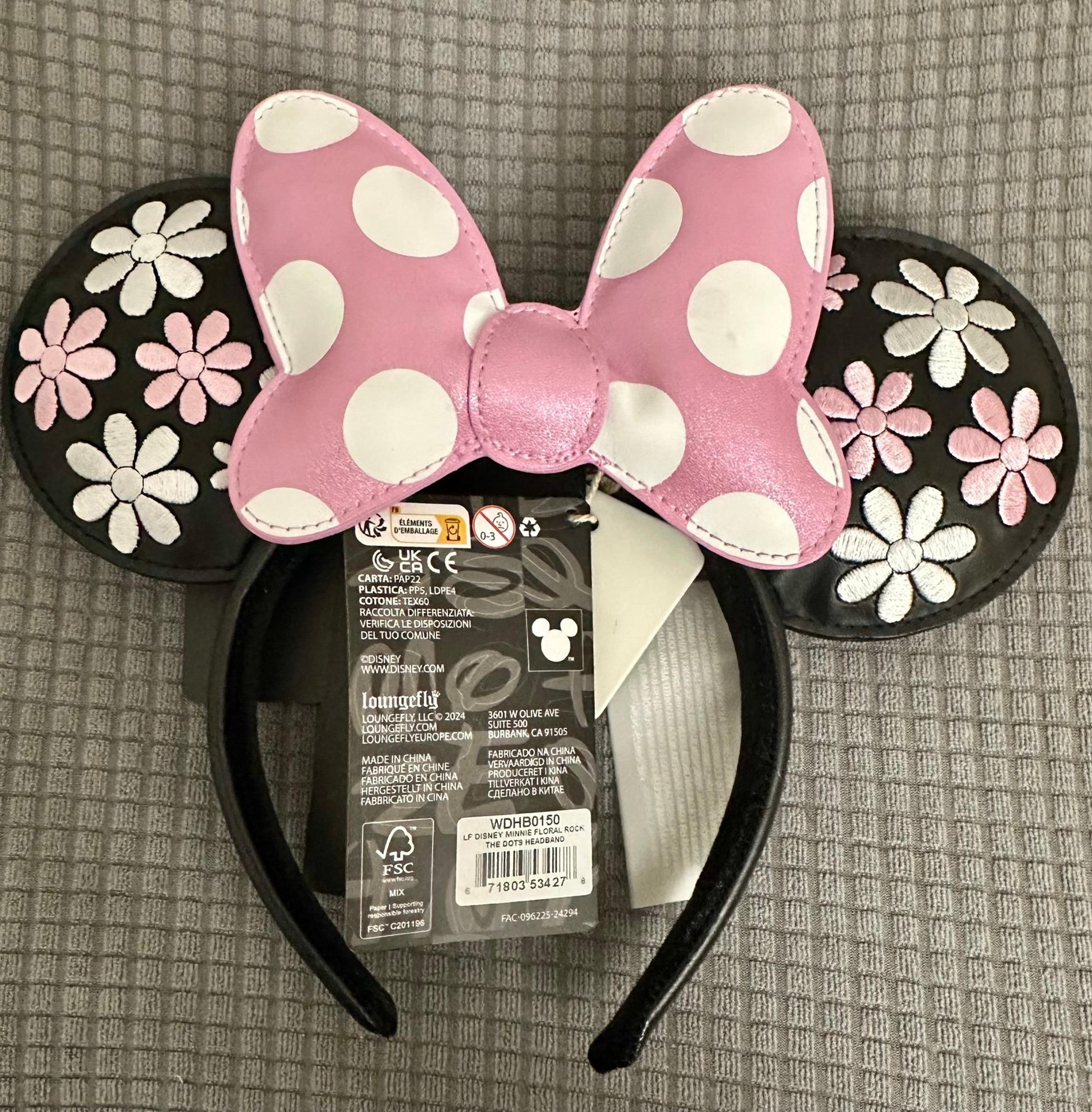 Loungefly Disney Minnie Mouse Rock the Dots Headband