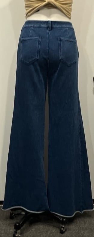 Anthropologie Wide Leg Stretch Knit Trouser Size 28
