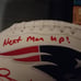 Mac Jones autographed Football