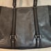NWT Calvin Klein Large Black Textured Suede Tote Bag 17 x 11 in.