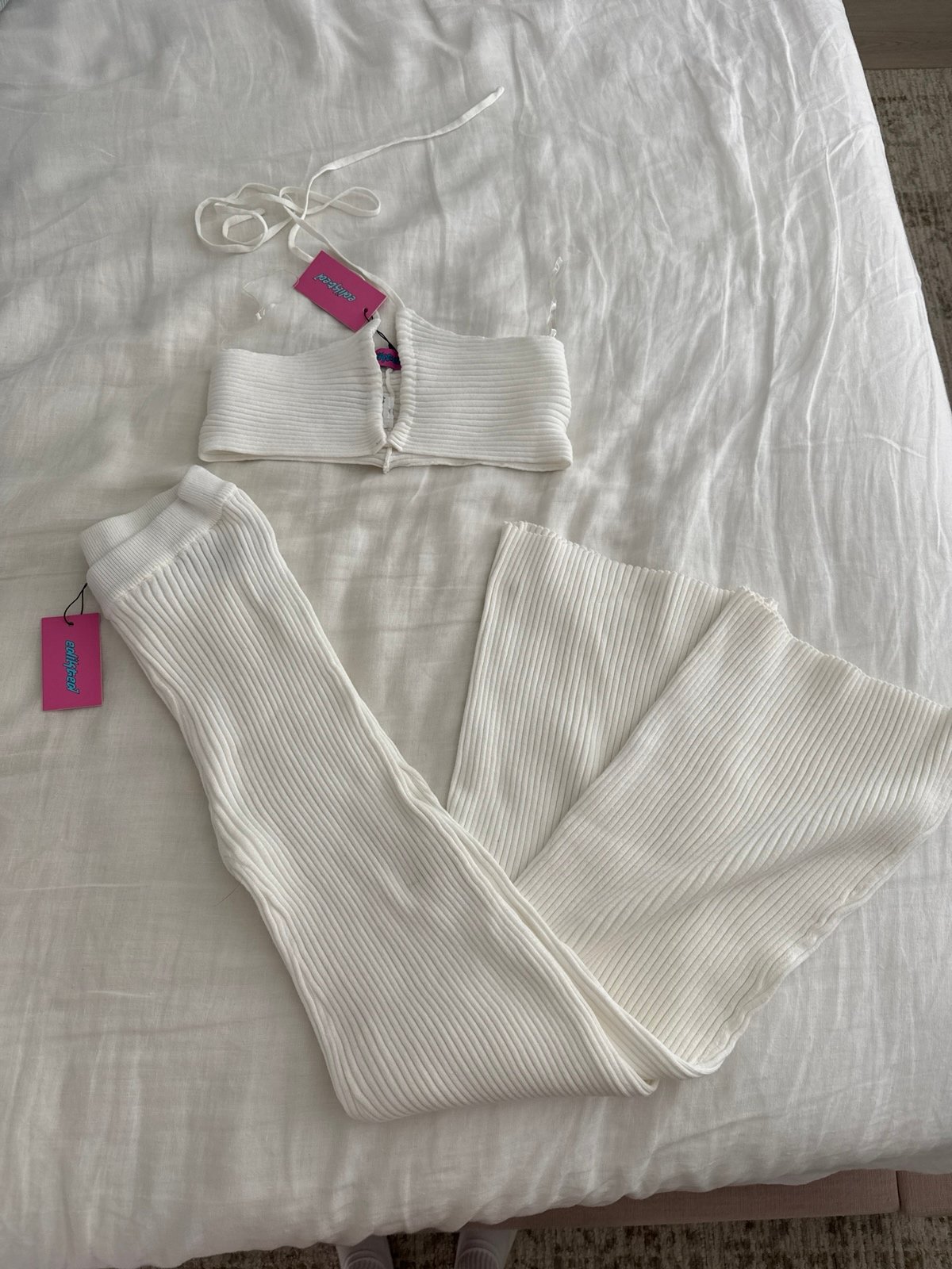 Edikted ribbed two piece set