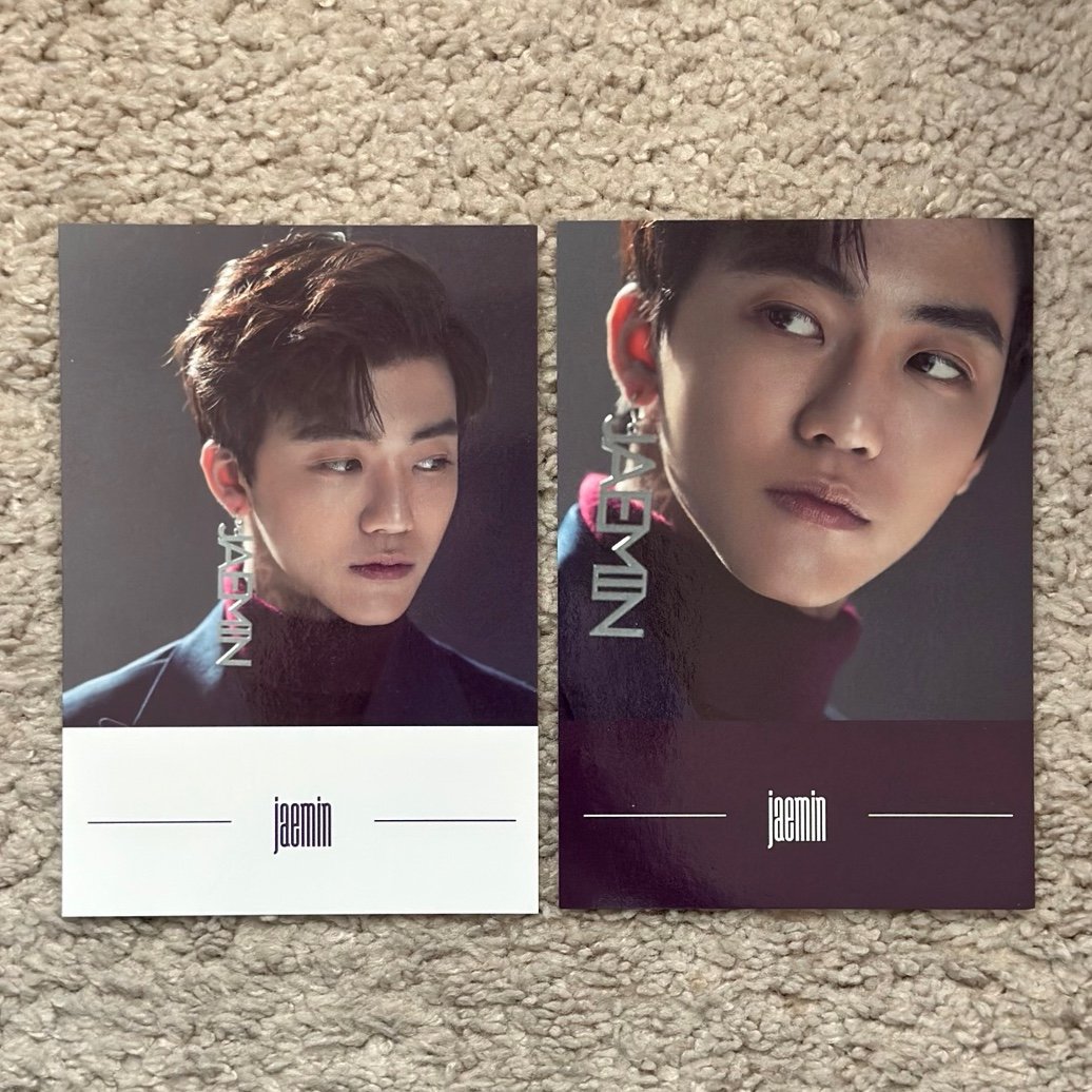 NCT 2018 Jaemin empathy yearbook postcard set