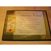 Tempered Glass chopping Cutting board 15.5 X 11.5 Recipe for an amazing woman