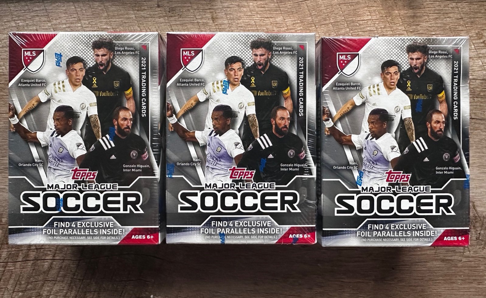 3x 2021 Topps Major League Soccer Blaster Boxes
