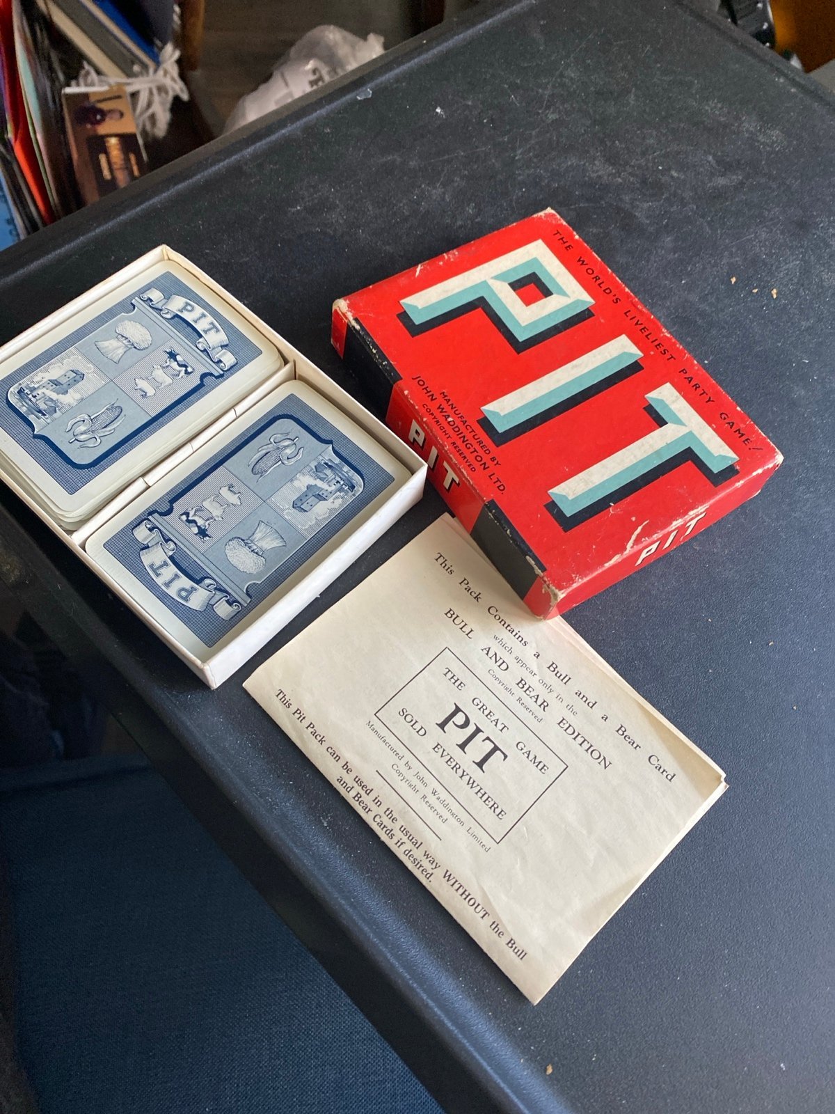 Vintage Pit card game