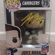 Joey Bosa Signed Funko Pop JSA WITNESS Los Angeles San Diego Chargers Buckeyes