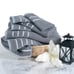 Rice weave 6-Piece Towels BURGUNDY