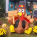 Thanksgiving Decoration Inflatable Turkey, 6FT Lighted Blow up Turkey