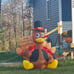 Thanksgiving Decoration Inflatable Turkey, 6FT Lighted Blow up Turkey