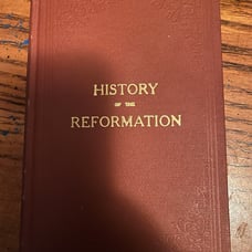 Antique book History of the Reformation of the 16th Century