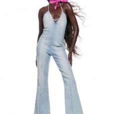 Zara x Barbie Jean Jump suit new