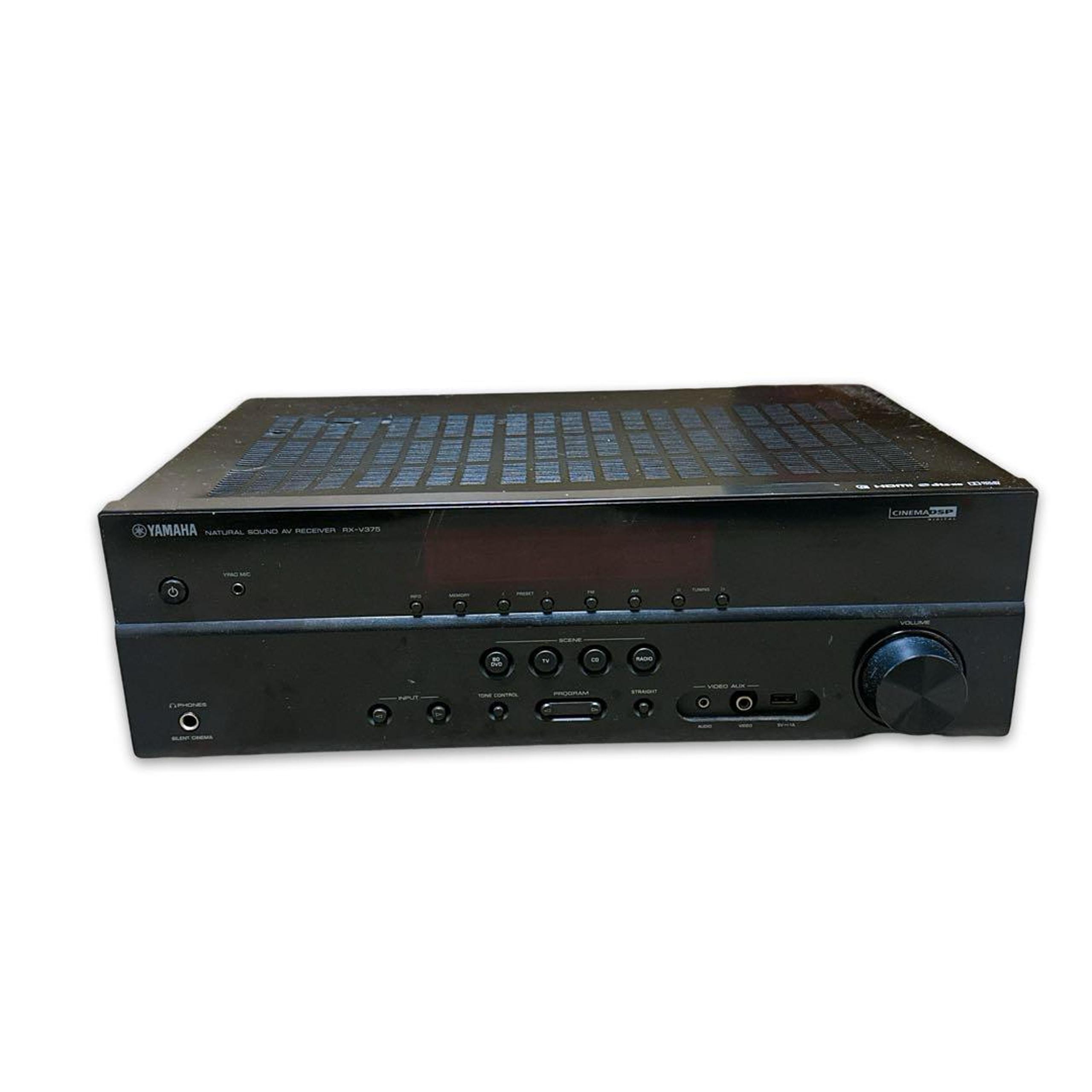 YAMAHA 5.1ch AV Receiver RX-V375(B) Black