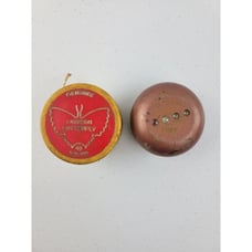 2 Vintage Duncan Yoyo's Red Yellow/ Lavender Jeweled Yoyo Super Torunament Tops