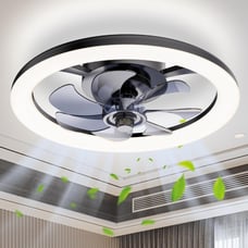 16 Ceiling Fan with Dimmable Lights and Remote