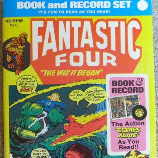 Fantastic Four: Power Records: Book & Record Set #13