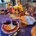 Pier 1 Amberina Hand Blown 9 Water/Wine & Balloon Goblets w/ Cadmium Glow