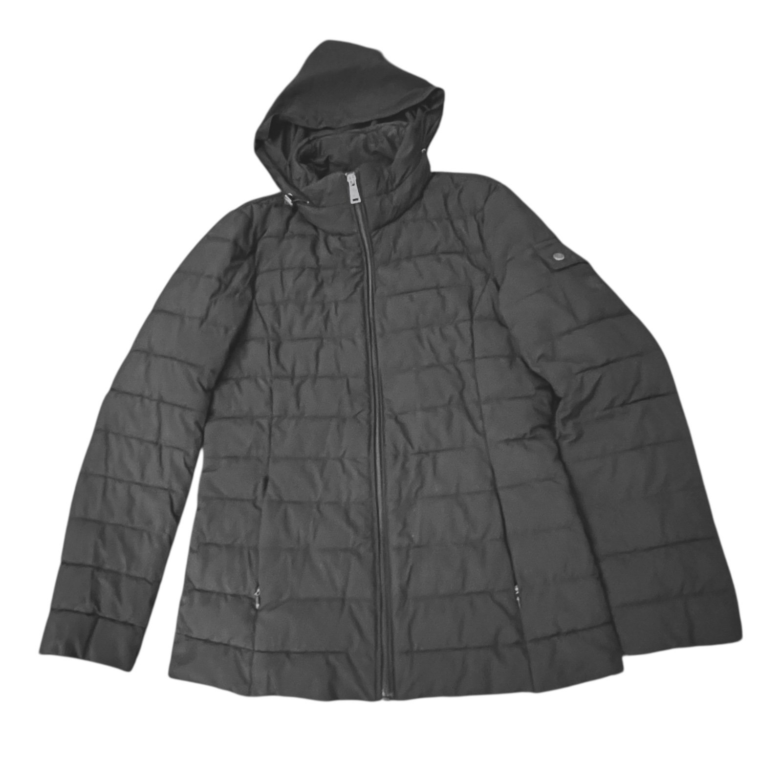 Lauren Ralph Lauren Black Label Womens Jacket XS Black Full Zip Quilted Puffer