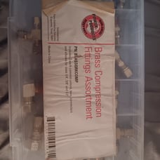 Brass Compression Fitting Assortment Heavyduty