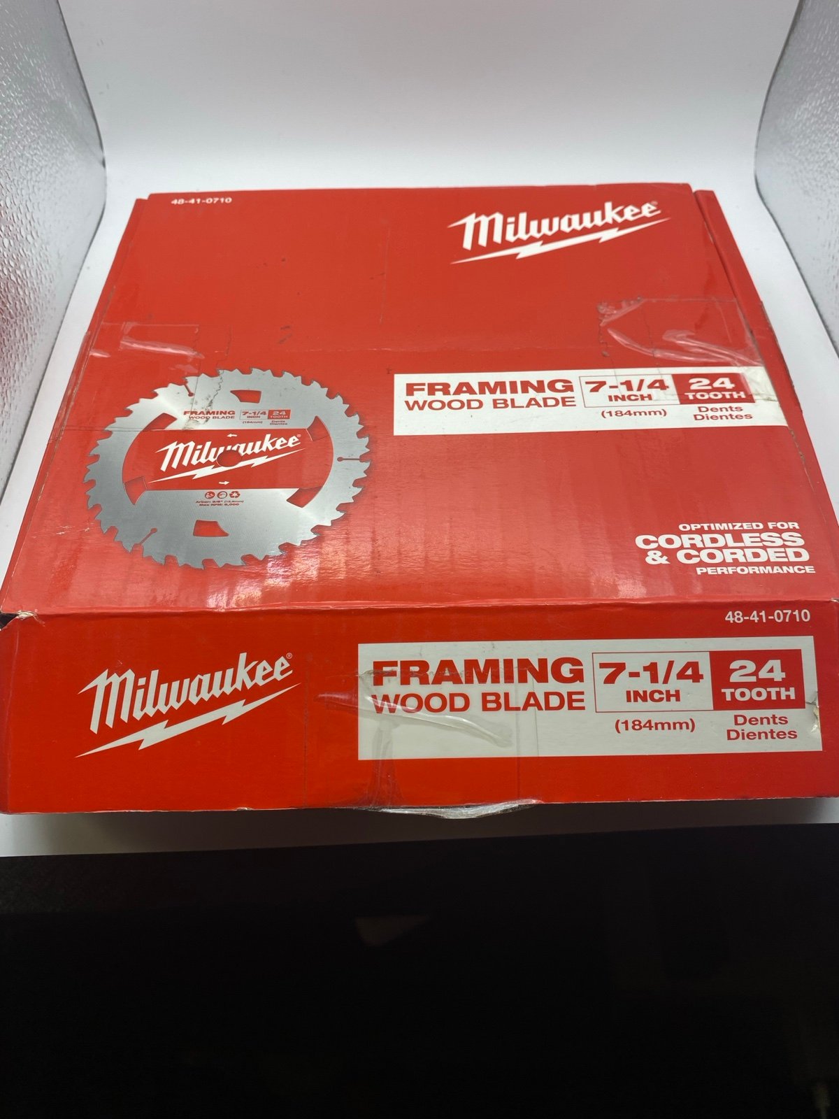 Milwaukee 7-1/4 24T Circular Saw Framing Blade - (48-41-0710) QTY of 5