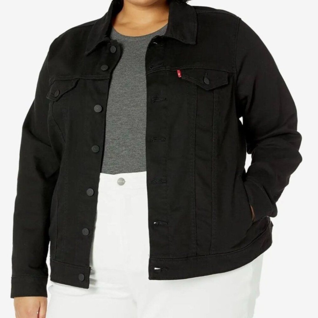 Levi's NWT Sz 3X Black Plus Trucker Jacket