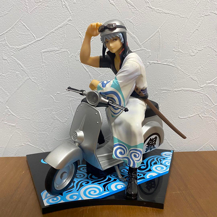 Gintama Ichiban Kuji Last One Award Gintoki Sakata & Scooter Figure - No Box