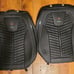 2 Front FLORICH Seat Covers for Cars, Waterproof Seat Covers, Black Leather