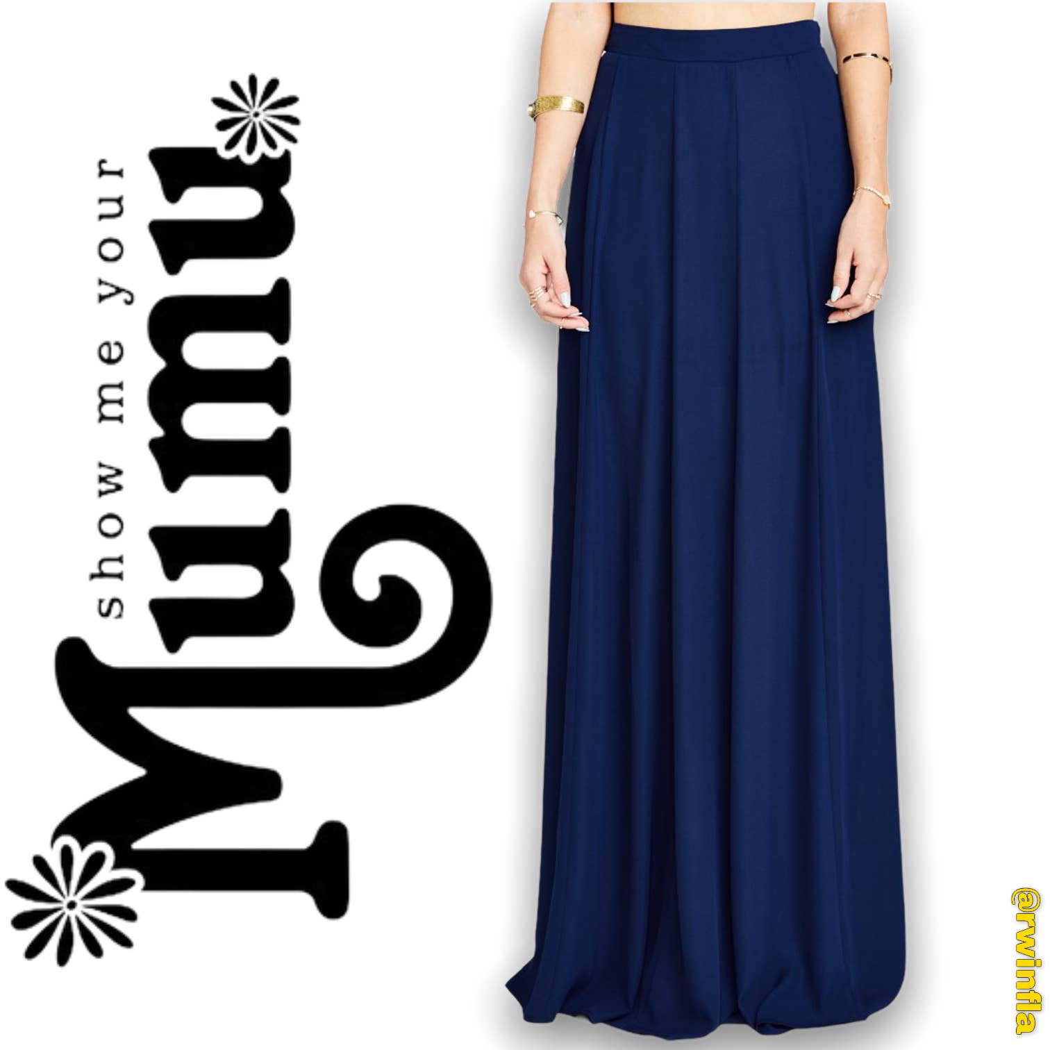 SMYM Mumu Princess Ariel Maxi Skirt High Waisted