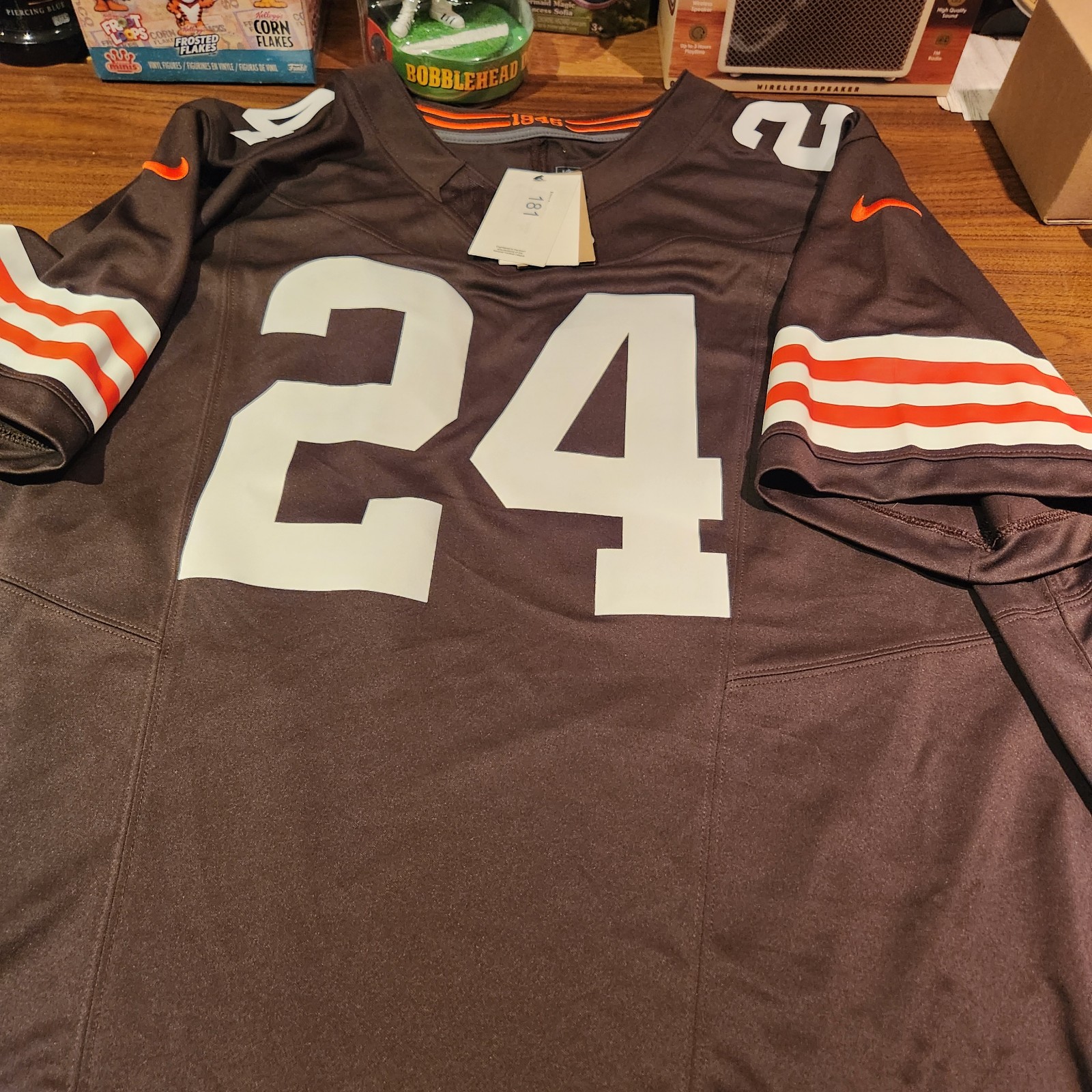 NEW Men's Nike Nick Chubb Cleveland Browns Vapor Limited Jersey 3XL MSRP 175