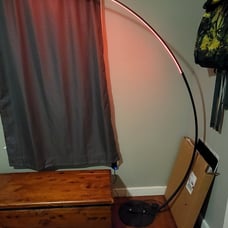 RGB curve floor lamp