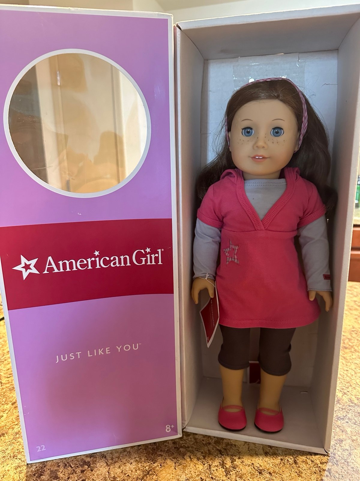 American Girl Truly Me #23 Doll Freckles Blue Eyes