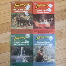Indiana jones puzzle books