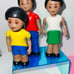 Little Tikes family african american yellow custom sandbox with lid