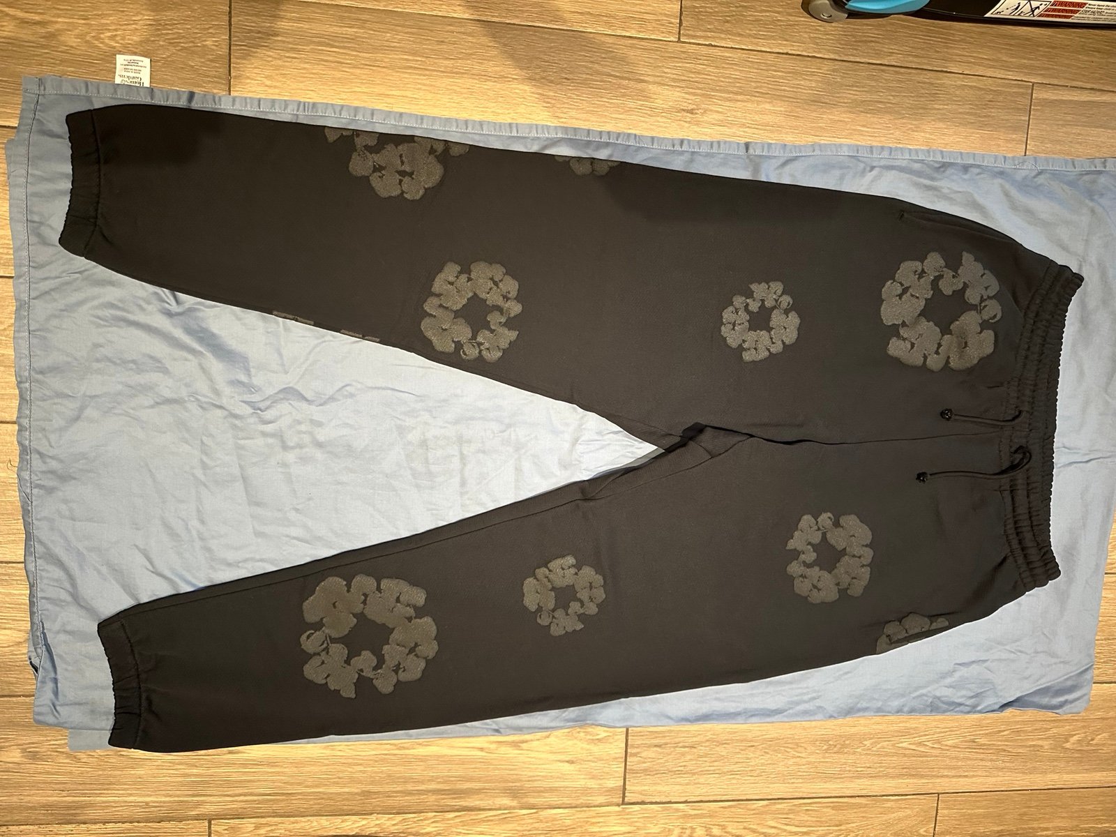 denim tear black sweatpants
