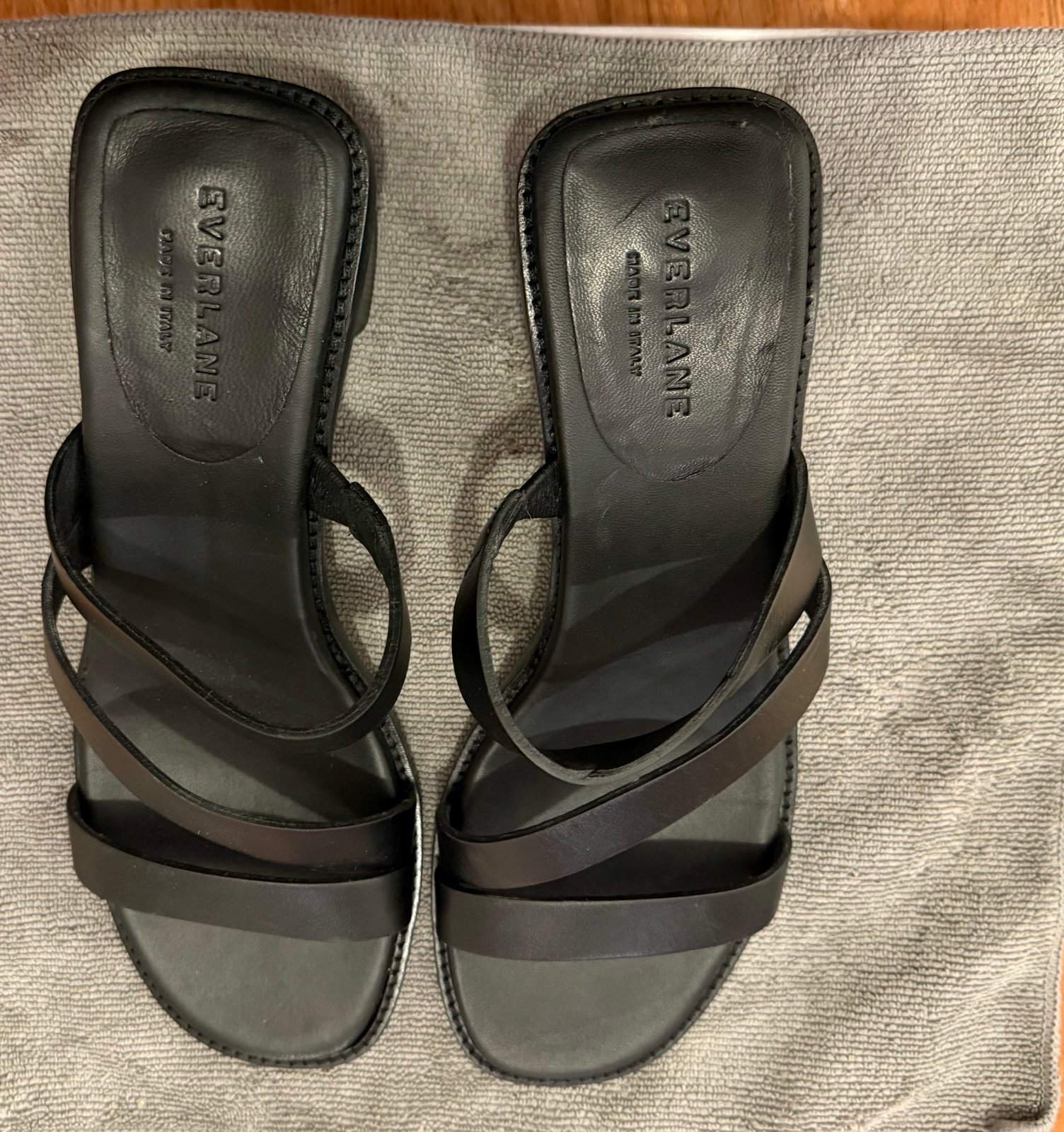 Everlane heeled sandals Size 8