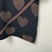 Ted Baker Uzeniaa Glitter Heart Knit Swing Dress Black Rose Gold Metallic 0