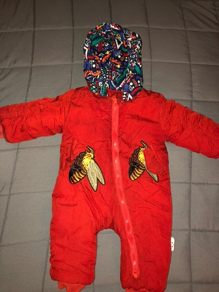 baby snowsuit 3-7