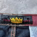 Todd Oldham 90’s Y2K All Over Graffiti Jeans, Size 5 Juniors