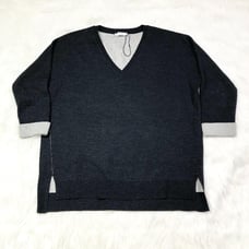 NWOT Vince Double Layer V-Neck Sweater