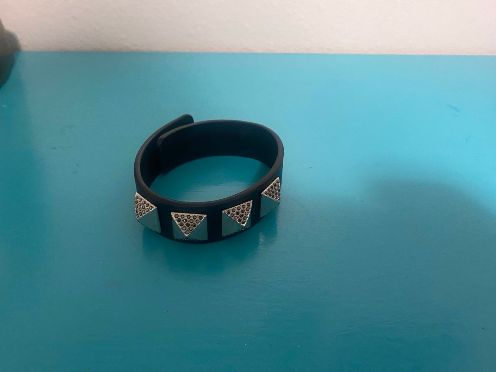 Bracelet Swarovski Studded Leather Bracelet