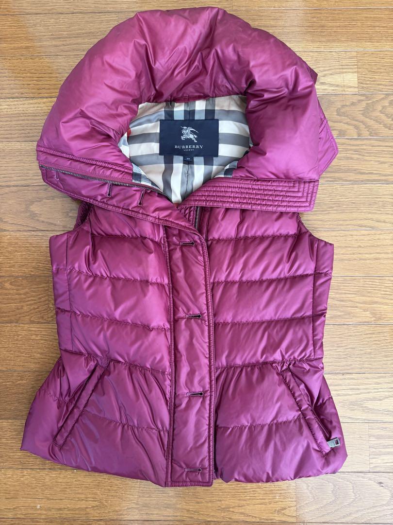 Burberry vest womens pink sale